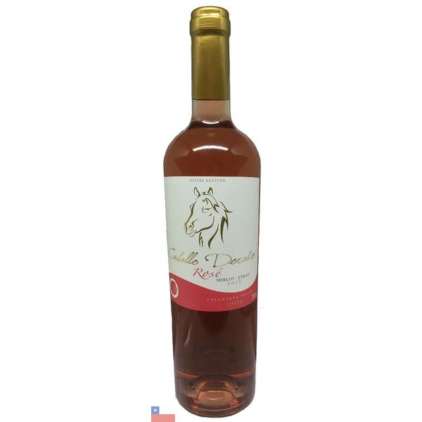 Vinho Chileno Rosé Caballo Dorado Merlot E Syrah 750ml