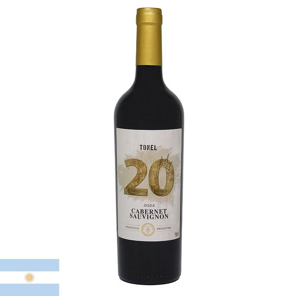 Vinho Argentino Tinto Tonel 20 Cabernet Sauvignon 750ml