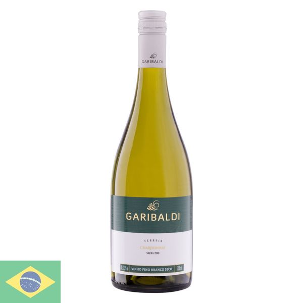 Vinho Fino Branco Seco Nacional Garibaldi Chardonnay 750ml