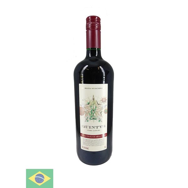 Vinho Nacional Tinto Quintvs De Mesa Suave 1l