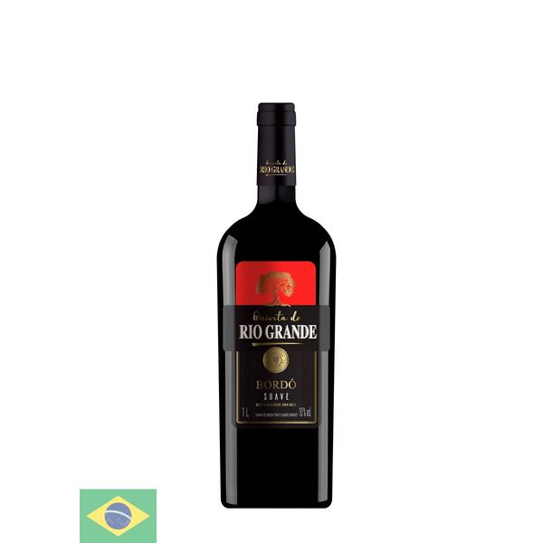 Vinho Nacional Tinto Quinta Rio Grande Suave Bordô 1l
