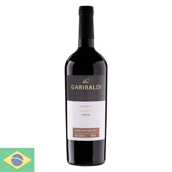 Vinho Nacional Tinto Garibaldi Merlot 750ml