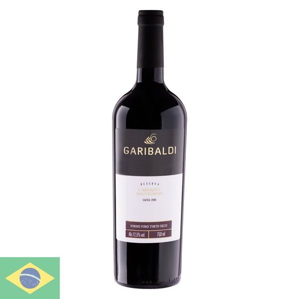 Vinho Nacional Tinto Garibaldi Cabernet Sauvignon 750ml