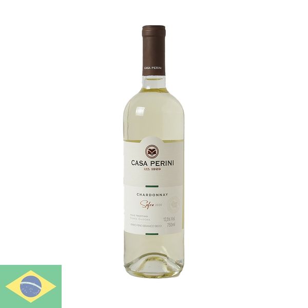 Vinho Nacional Branco Casa Perini Chardonnay 750ml