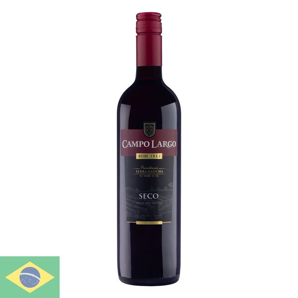 Vinho Nacional Tinto Seco Campo Largo Blend 750ml