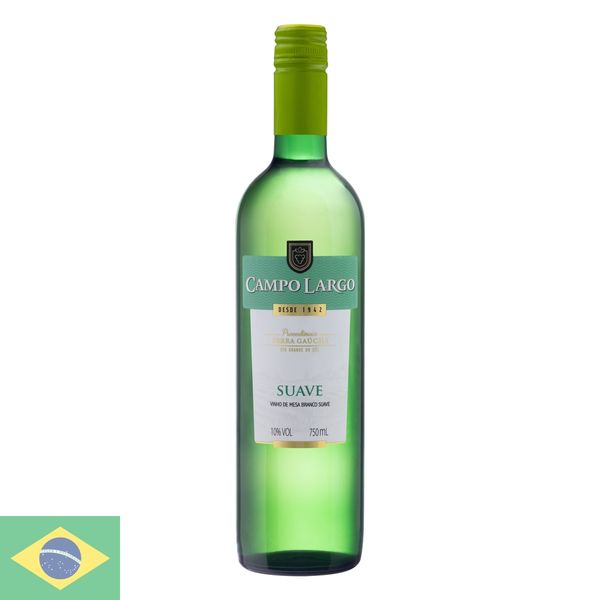 Vinho Nacional Branco Campo Largo Suave Blend 750ml