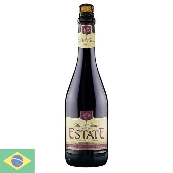 Vinho Nacional Tinto Estate Frisante Suave Blend 660ml