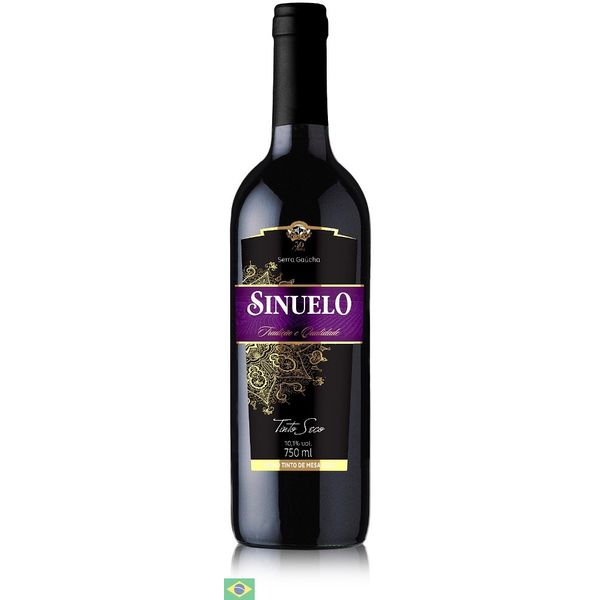 Vinho Tinto Seco De Mesa Sinuelo 750ml