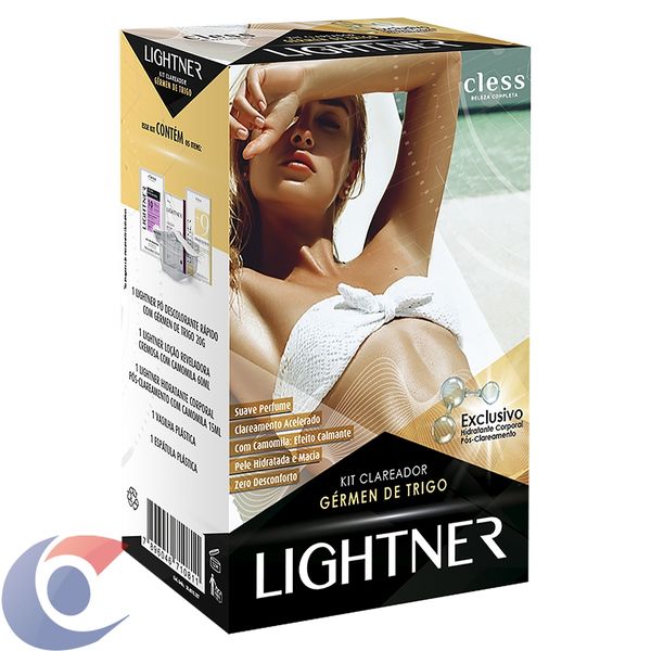 Kit Clareador Cless Lightner Gérmen De Trigo 125g