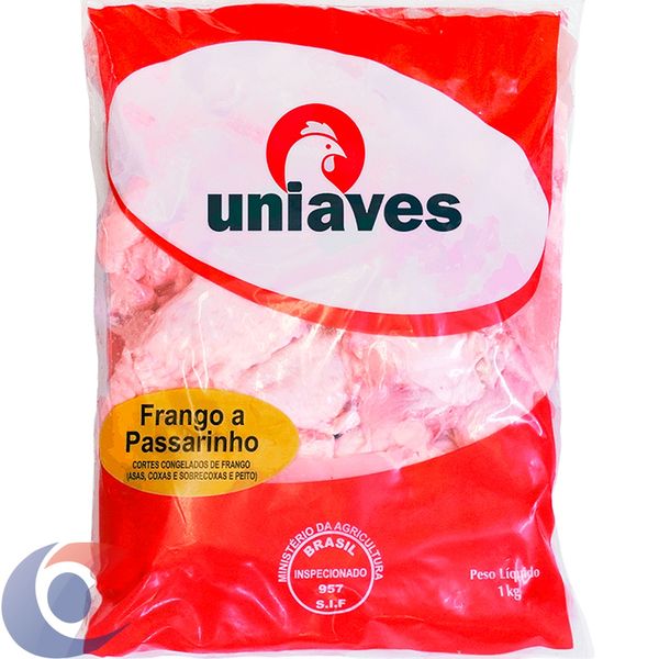 Frango Á Passarinho Congelado Uniaves 1kg
