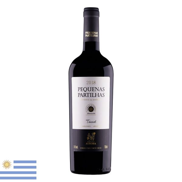 Vinho Uruguaio Tinto Seco Pequenas Partilhas Tannat 750ml