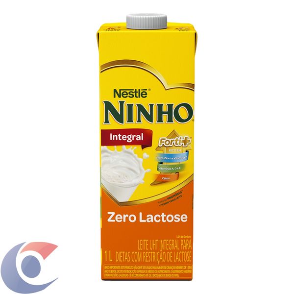 Leite Uht Integral Zero Lactose Ninho Forti+ Caixa Com Tampa 1