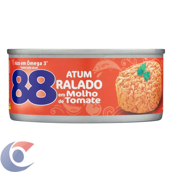Atum Ralado Em Molho De Tomate 88 Lata 115g