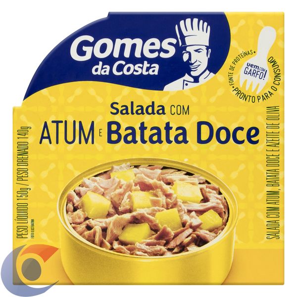 Salada De Atum Gomes Da Costa Batata Doce E Azeite Lata 150g
