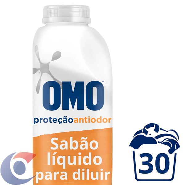 Sabão Liquido Refil Omo Proteção Antiodor 500ml