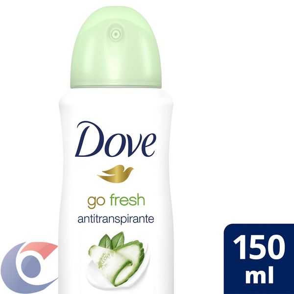 Desodorante Antitranspirante Aerosol Dove Go Fresh Pepino E Chá Verde 150ml