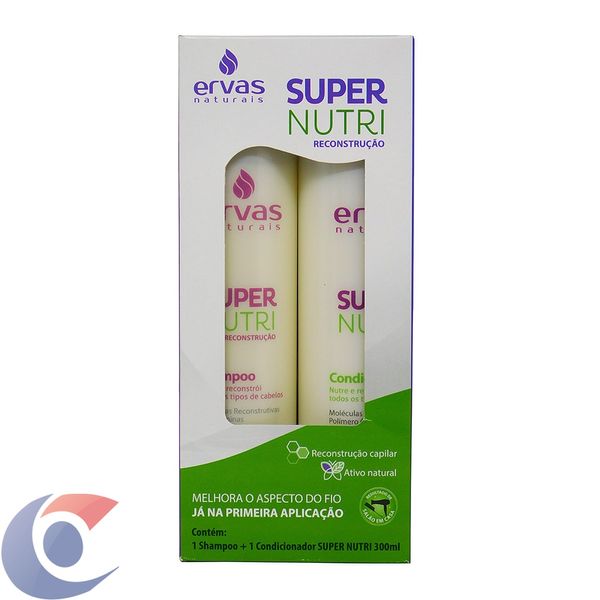 Shampoo E Condicionador Ervas Naturais Super Nutri 300ml