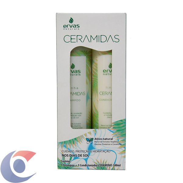 Shampoo E Condicionador Ervas Naturais Ceramidas 300ml