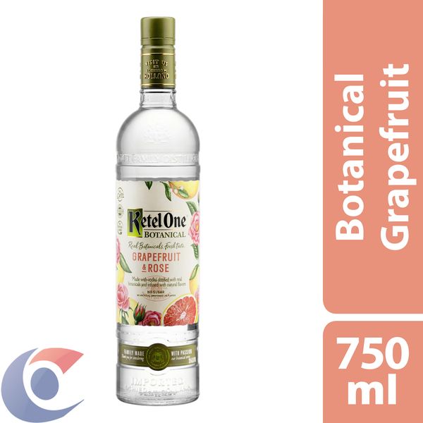 Vodka Botanical Grapefruit & Rose Ketel One Garrafa 750ml
