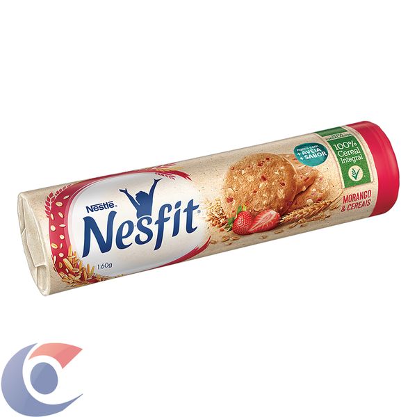 Biscoito Nesfit Morango E Cereais 160g