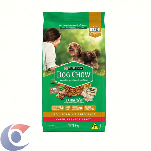 Ração Dog Chow Adulto Raças Pequenas 1kg