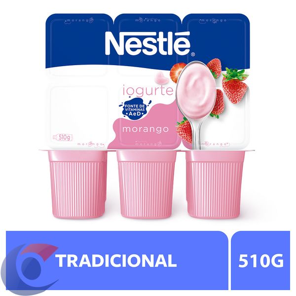 Iogurte Polpa Morango Nestlé 510g