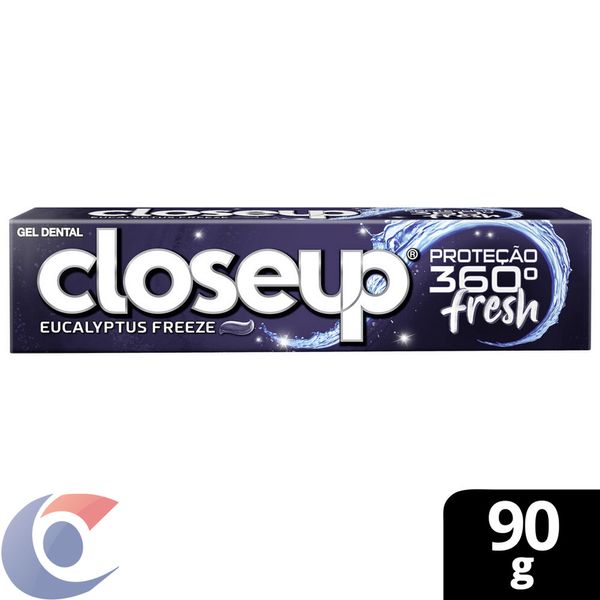 Gel Dental Close Up Proteção 360º Fresh Eucalyptus Freeze 90g