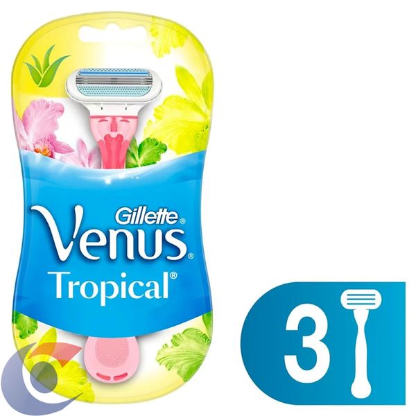 Aparelho De Depilação Gillette Venus Tropical - 3 Unidades