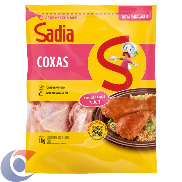 Pedaços De Frango Coxa Sadia 1kg