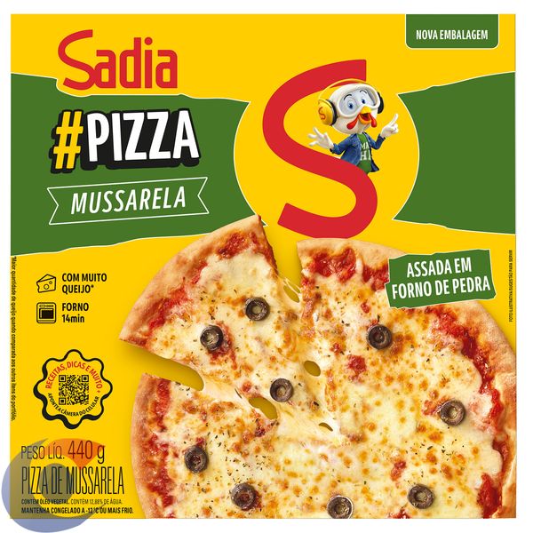Pizza Sadia Mussarela 440g