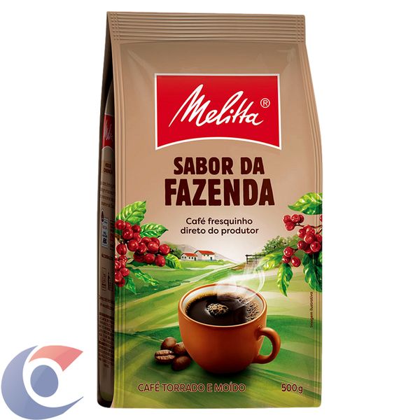 Café Torrado Moído Melitta Sabor Fazenda 500g