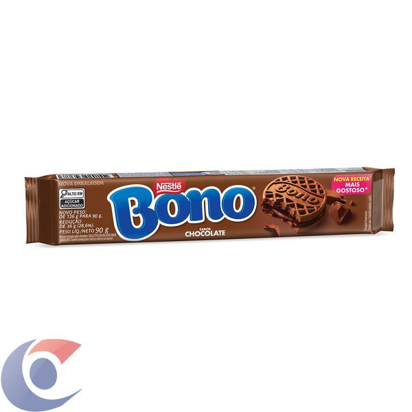 Biscoito Recheado Bono Chocolate 90g
