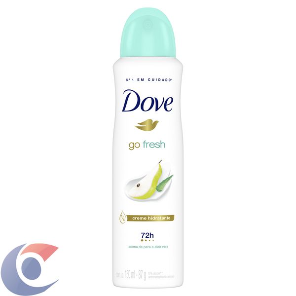 Desodorante Antitranspirante Aerosol Dove Go Fresh Pera E Aloe Vera 150ml