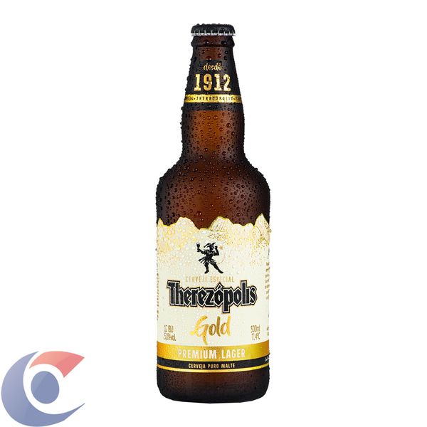 Cerveja Therezopolis Gold Garrafa 500ml
