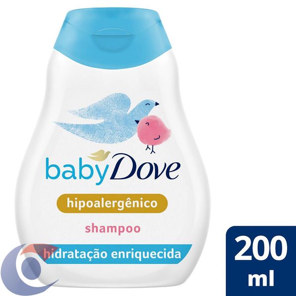 Shampoo Baby Dove Hidratação Enriquecida 200 Ml