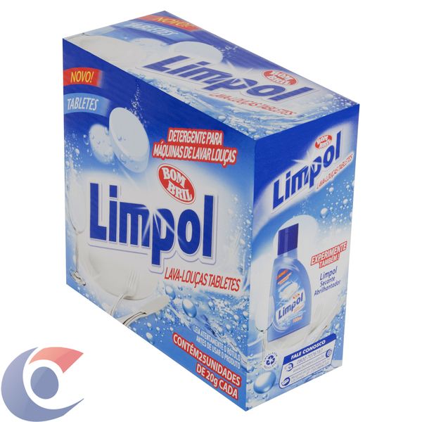 Detergente Limpol Tablete Para Máquina De Lavar Louças 500g