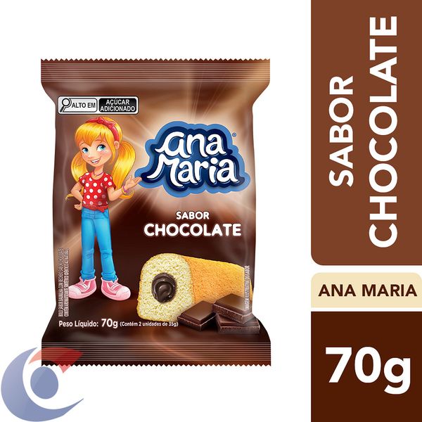 Bolinho Ana Maria Chocolate 70g
