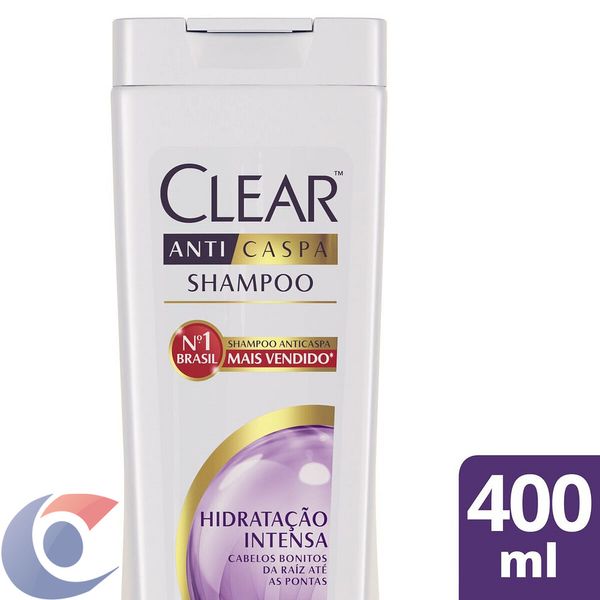 Shampoo Anticaspa Clear Women Hidratação Intensa 400ml