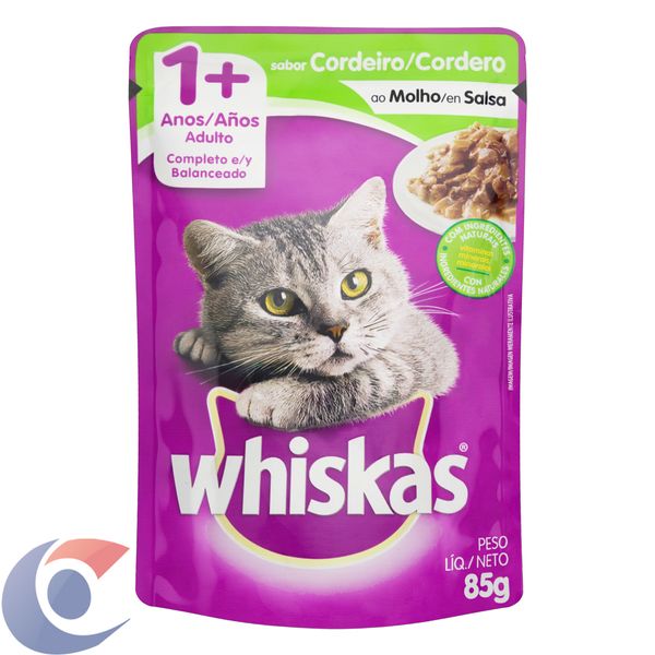 Alimento Para Gatos Whiskas Cordeiro 85g