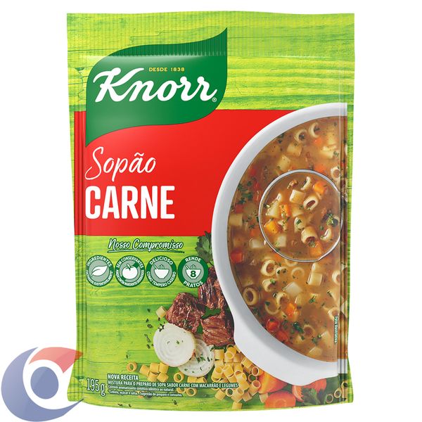 Sopão Knorr Carne Mais Macarrão 195g