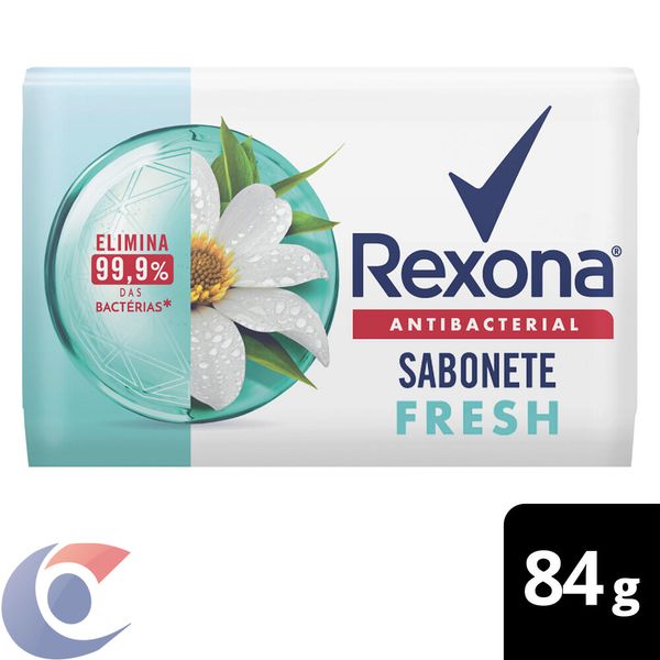 Sabonete Em Barra Rexona Antibacterial Fresh 84g