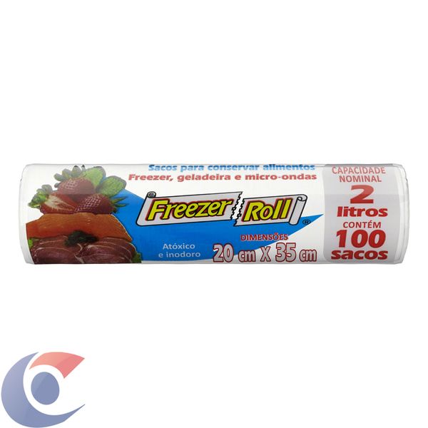 Saco Plast Dover-Roll 2l P/Freezer Micro