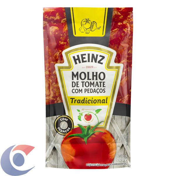 Molho De Tomate Heinz Sachê Tradicional 300g