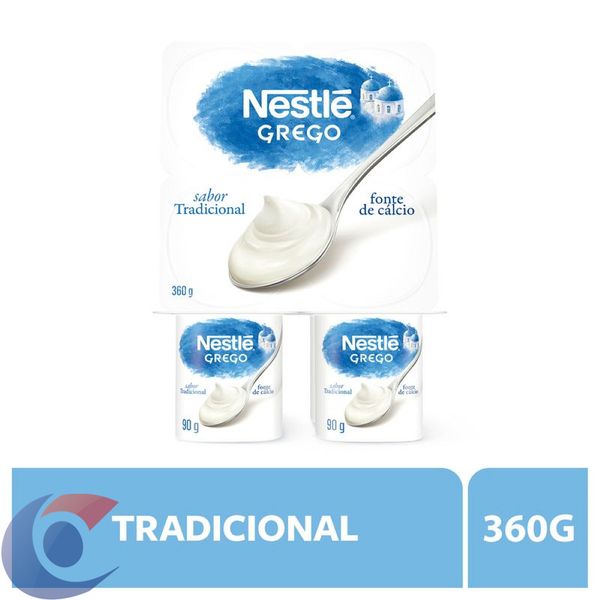 Iogurte Grego Nestlé Tradicional 360g