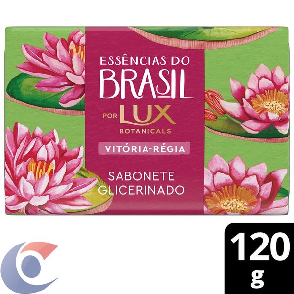 Sabonete Em Barra Lux Essências Do Brasil Vitória Régia 120g