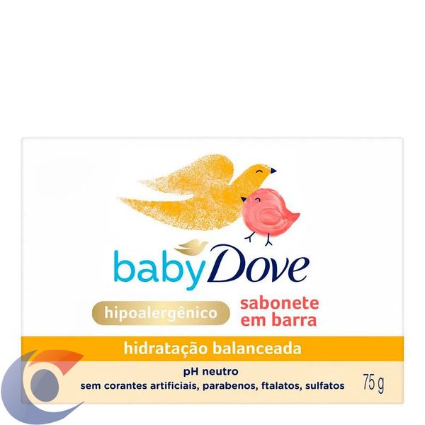 Sabonete Em Barra Baby Dove Hidratação Balanceada 75g