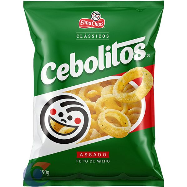 Salgadinho De Milho Cebola Elma Chips Cebolitos 190g
