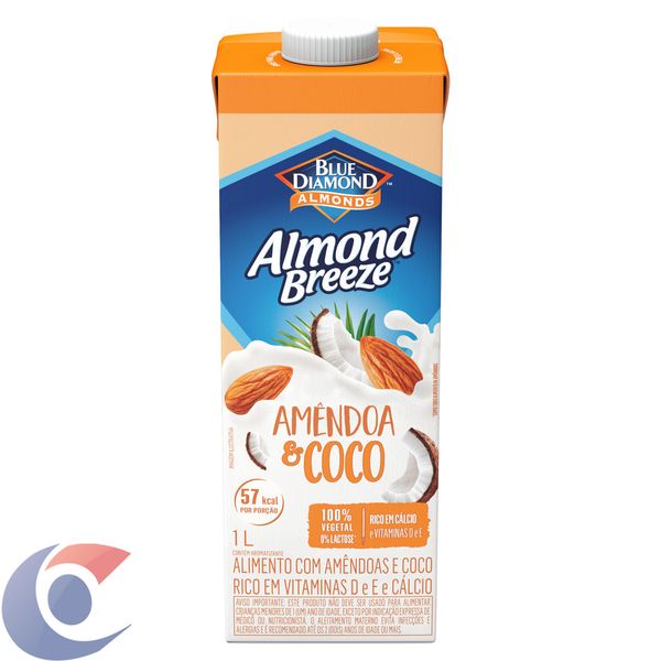 Bebida À Base De Amêndoa Almond Breeze Coco Caixa 1l