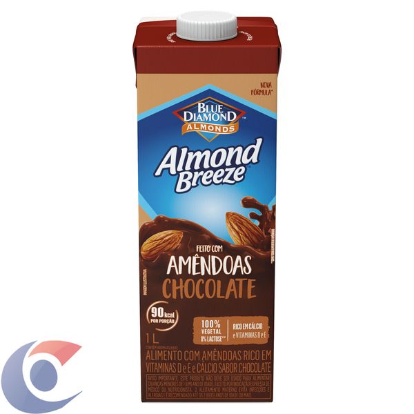 Bebida À Base De Amêndoa Almond Breeze Chocolate 1l