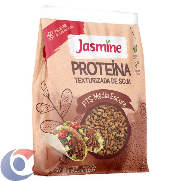 Proteína Texturizada De Soja Média Integral Jasmine Pacote 500g